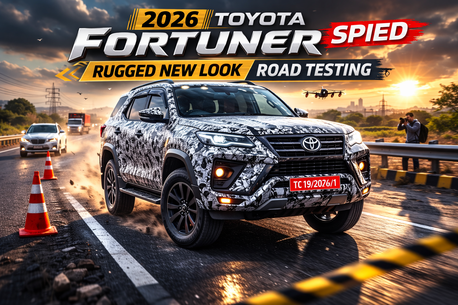 2026 Toyota Fortuner Spied