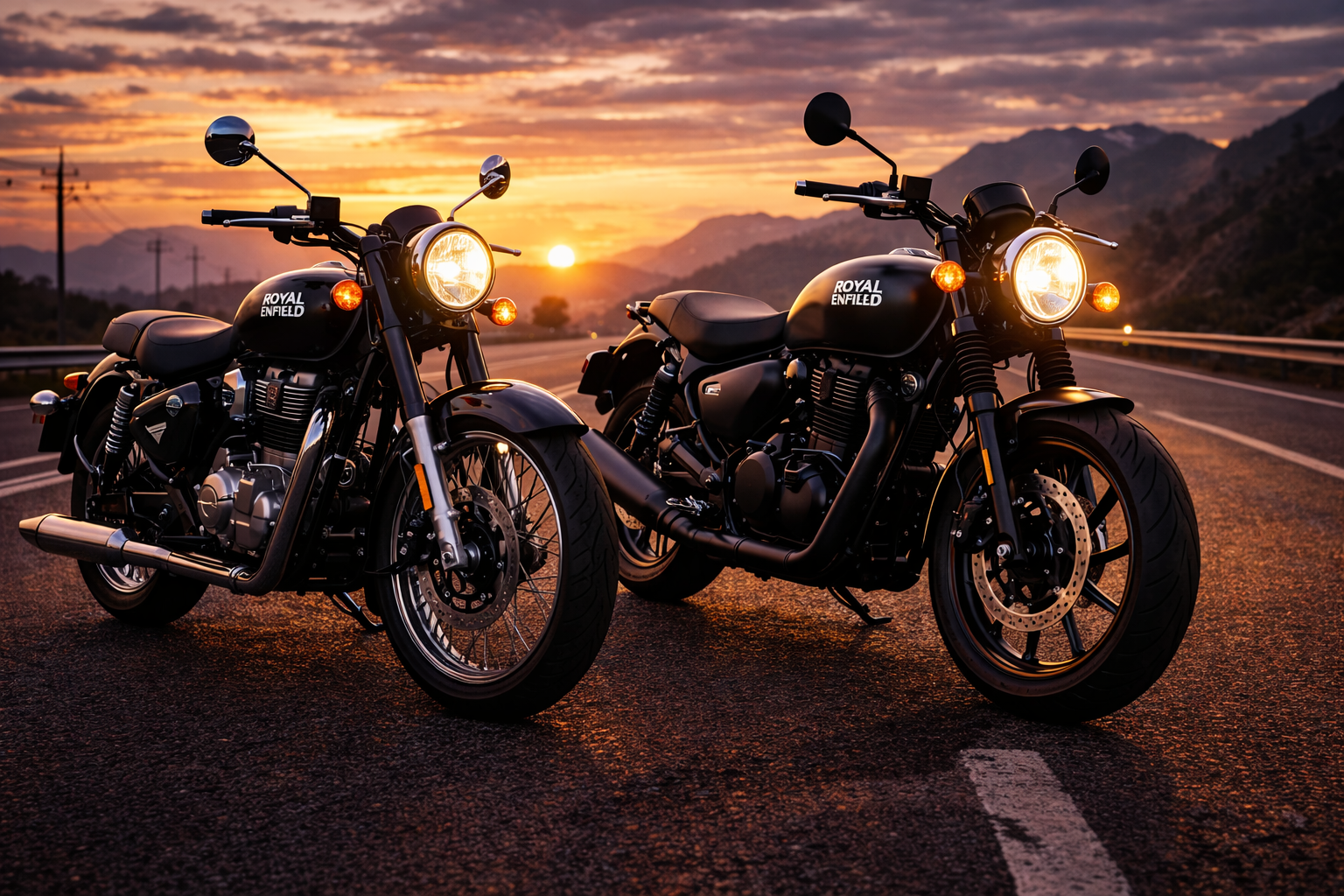 Royal Enfield Classic 350 vs Hunter 350