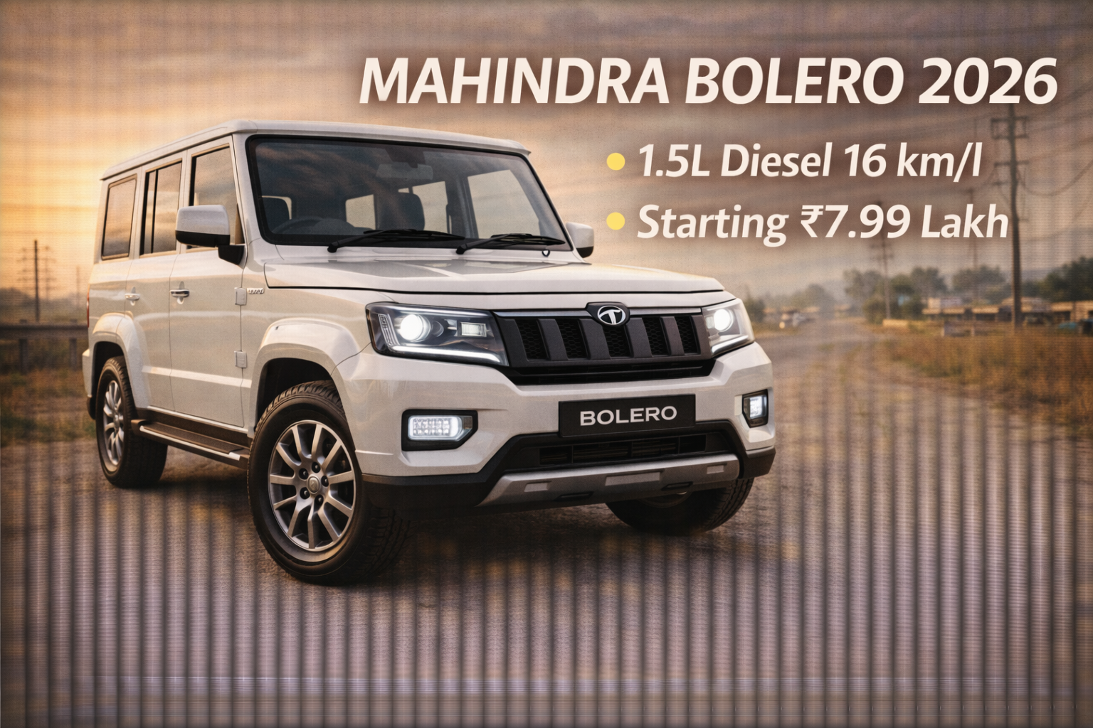 Mahindra Bolero 2026