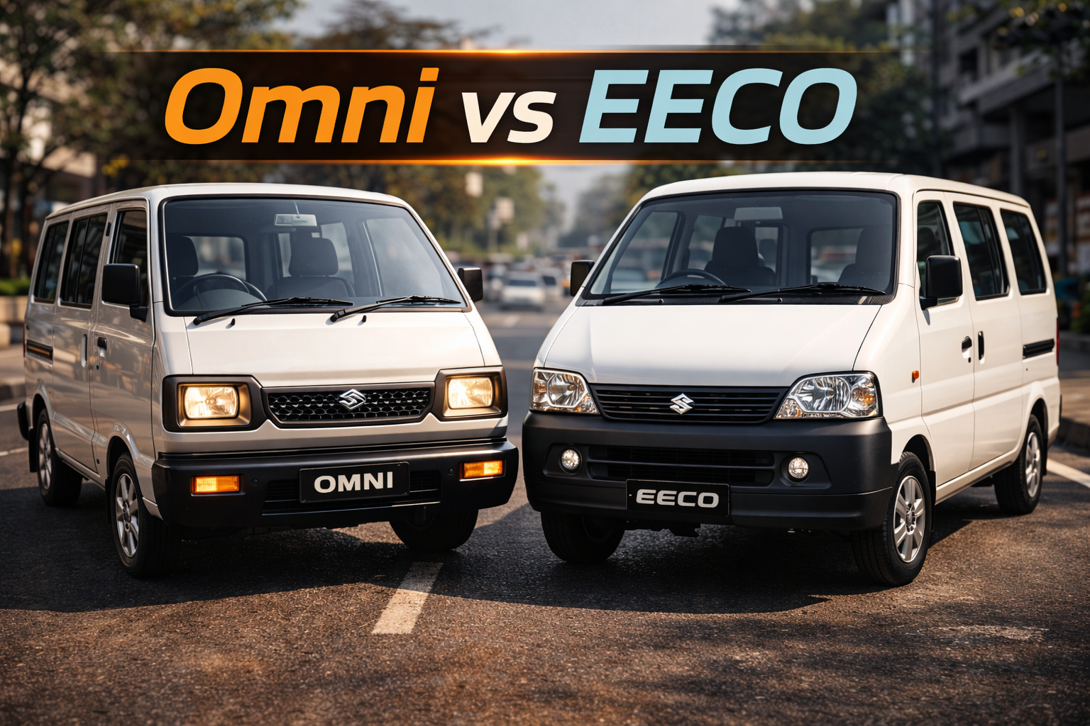Maruti Omni vs Maruti Eeco